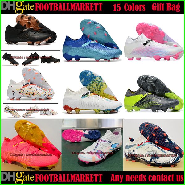 2024 Nouveau futur 7 Ultimate FG / AG Soccer Shoes Boots Boots Cleats for Mens Kid Mid Cut Football De Crampons Scarpe Da Calcio Fusschuhe Botas Futbol Chaussures Neymar
