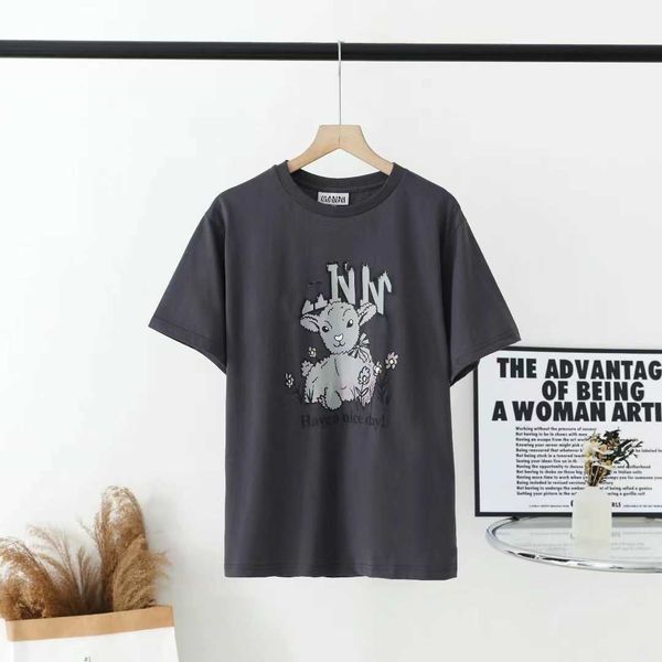 2024 Nouveau GANT T-shirt Designer T-shirt pour hommes T-shirt pour femmes Mode Lettre T-shirt Loisirs 100% coton Été à manches courtes S-L T-shirt de mode Animal Letter33 91IM00