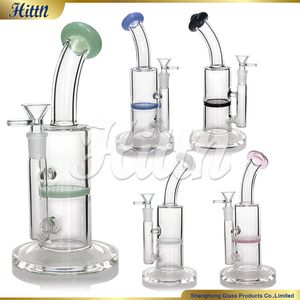 2024 NOUVEAU BONG BONG PIPE D'EAU PIPE D'EAU PERCOLATEUR PERCOLATEUR PIPILLE BUTBLER AVEC BOL DE 14 mm 9 pouces 5 mm d'épaisseur Bong soufflé à la main pour fumer