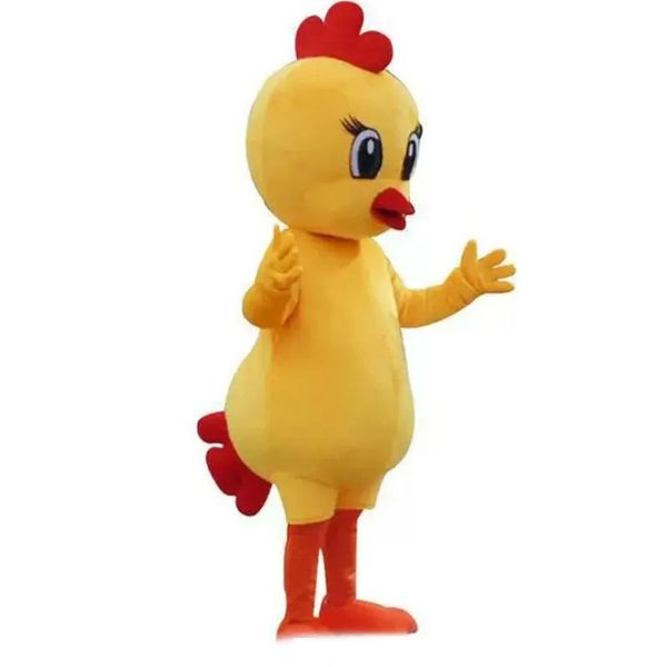 2024 New Halloween Chick Mascot Costume Outdoor Temo Farty Adultos Traje Mascotte Tema de disfraces Carnaval Carnaval