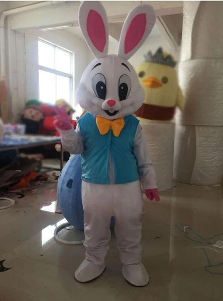 2024 la nuova mascotte del coniglietto di Pasqua di Halloween costumi la mascotte dell'adulto del coniglietto del coniglio