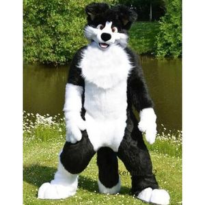 2024 Nouveau Halloween Husky Dog Fox Mascot Mascot Costume Outdoor Tme Party Adults tenue Suit mascotte thème fantaisie déguise carnaval costum