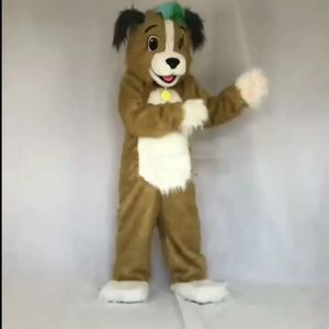 2024 NOUVEAU HALLOWEEN Long Dog Mascot Costumes Fursuit Business Apparel Costuming Robe de Noël