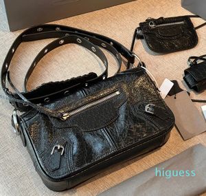 2024 nouveaux sacs à main sacs de créateurs designers de luxe sac de moto femme sac à bandoulière sac à main femme mode classique noir avec porte-monnaie