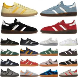 2024 NUEVO BURRIÓN DE LA HOMBURA SPEZIAL Casi amarillo Scarlete Scarlete Army Gum Aluminio Noche de la noche Brown Brown Casual Sapers Sweakers Gym Shoes 87