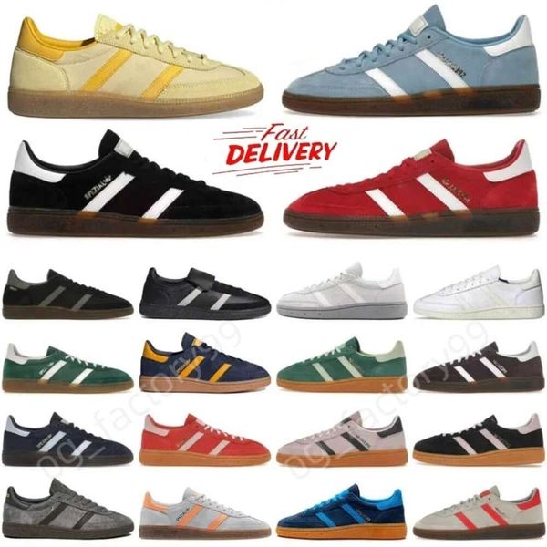 2024 Nouveau handball spezial presque jaune Gum Scarlet Navy Gum Aluminium Arctic Night Shadow Brown Collegiate Green White Grey Casual Shoe Sneakers Gym Shoes 87