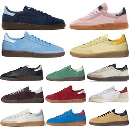 2024 NIEUWE SPEZIALS HANDBALL SPEZIAL Bijna Gele Scarlet Navy Gum Aluminium Arctische Night Shadow Bruine Collegiate Green Wit Gray Casual Shoe Sneakers Gymschoenen 87