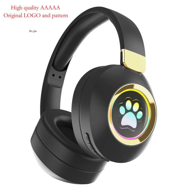 Auriculares inalámbricos con Bluetooth, cascos con estilo de dibujos animados, garra iluminadora, gato, conejo, pato, astronauta, novedad de 2024