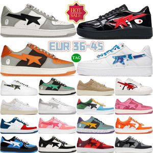 Zapatillas de baloncesto bajas para hombre Sta Gris Negro Tiburón Naranja Blanco ABC Camo Azul Verde Tacón de gamuza Beige Comics Rojo Tokio Rosa Pastel Zapatillas de deporte de diseñador para mujer Zapatillas deportivas