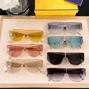 2024 Nouvelle qualité de haute qualité 10% de réduction sur le concepteur de luxe Nouveaux lunettes de soleil pour hommes et femmes 20% de réduction F Famille Family Show Internet Celebrity Même type de preuve pour la promenade Show Small Face