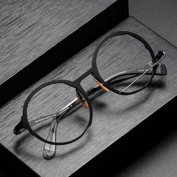 2024 Nouvelle qualité de haute qualité 10% de réduction sur le concepteur de luxe Nouveaux lunettes de soleil pour hommes et femmes 20% de réduction sur le même Maruyama MM-0033 japonais fait à la main