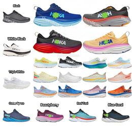 2024 Nouveau HO KA Chaussures pour hommes Clifton 9 Chaussures de course Ho kaes Chaussures Femmes Bondi One Clifton 8 Baskets d'escalade sur route absorbant les chocs One Trainers Ho kas Shoe pour femmes hommes