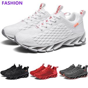 2024 nueva venta caliente zapatos para correr hombres mujeres blanco negro rosa azul claro plata naranja borgoña para hombre entrenadores deportivos zapatillas de deporte GAI