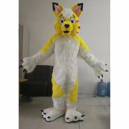 Costume de mascotte de chien Husky, Costume de fête d'anniversaire, thème animé, déguisement d'halloween, tenues de personnage, nouvelle collection 2024, offre spéciale