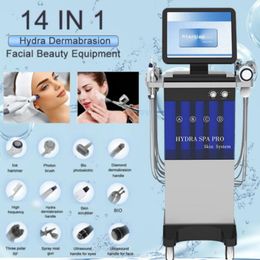 2024 nouvelle machine hydro faciale Dermabrasion Peelig nettoyage de la peau traitement du visage ultrasons Rf Microdermabrasion oxygène Gun622
