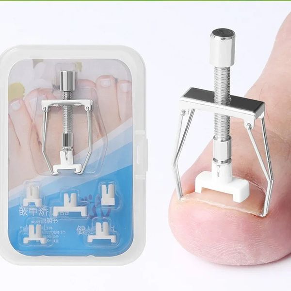 2024 Nouveau outil de correction de récupération des ongles d'orteil incarné Pédicure Fixer Fixer Foot Nail Care Tool orthotique Correcteur de clous Correcteur Pédicure