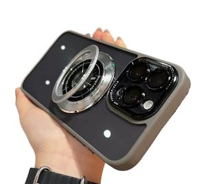 2024 Nieuwe gratis verzending Ins Advanced Full Package Lens Magnetic Bracket Telefoon hoes geschikt voor iPhone 15/14/13/12