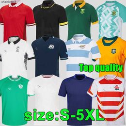 2024 New Ireland Rugby Jersey Sweatshirt 24 25 Ecosse English Sud Angleterre UK African Home Away Men and Kids Kit Alternate Africa Top Quality Rugby Shirt Taille S-5XL