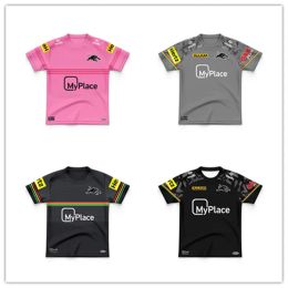 T-shirt pour enfants, maillot de Rugby, Penrith Panthers, pour la maison et l'extérieur, nouvelle collection 2024