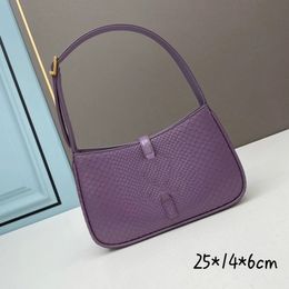 2024 Nieuwe Le5A7 snake grain koeienhuid okseltas 10A top originele schoudertas designer tas fee tas met grote capaciteit aangekomen mobiele telefoon tas lippenstift tas high-end