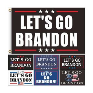 Bannière Drapeaux 2024 Nouveau Let's go Brandon Trump Drapeau Électoral Double Face Drapeaux Présidentiels 150*90cm