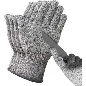 2024 NIEUW NIVEAU 5 Veiligheid Anti-gesneden handschoenen Hoge sterkte industrie Keuken tuinieren Anti-Scatch Anti-Cut Glass Knippen Multifunctioneel