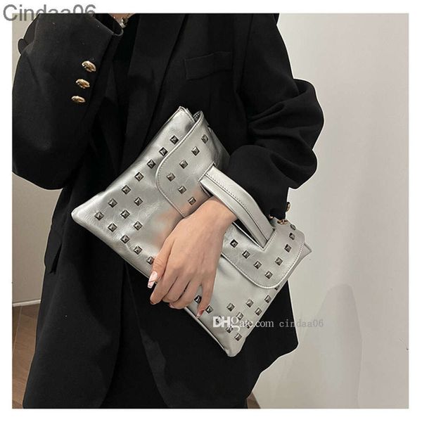2024 nouveau sac de luxe femmes pochettes de haute qualité épaule bandoulière enveloppe sac dames concepteur Rivets femmes sac à main