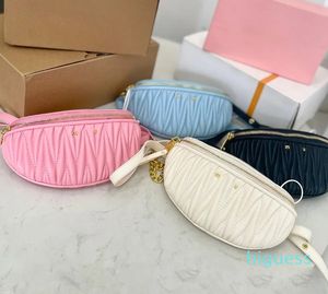 2024 nieuwe luxe designer tas crossbody borsttas spiegelkwaliteit dames lederen schoudertassen klassieke portemonnee riem festivaltassen hoge kwaliteit heren heuptassen