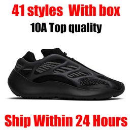 2024 New Luxury Designer Running Shoes Flow Runner Sneaker 500 Basketball Shoe 700 V2 V3 Tennis Run Foam Runner Black Men Women Casual O 7952