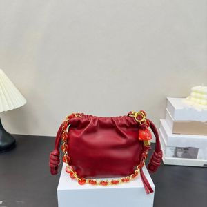 2024 Nieuwe luxe modeontwerp dames klassieke mini fukuku-tas gemaakt van schapenvacht met exclusieve veiligheidsgespits super alles-in-één crossbody tas