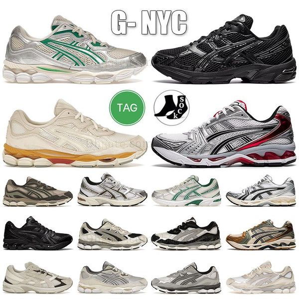 2024 Nouveaux chaussures de course Marathon Gel Silver NYC OG Concrete Trail Grey Asi Lace-Up Leather en cuir japonais Tiger Mexico 66 Trainers Locage Plateforme de sneaker Vintage