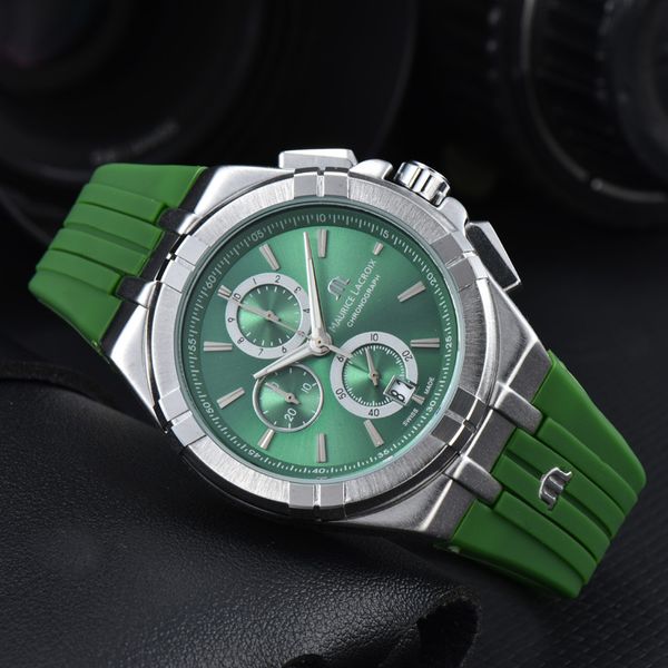 2024 Nouveau Maurice Lacroix Aikon Tide Mens Watch Strap Rubberz Quartz Watch For Men Sports Reloj Hombre AAA Clock BB2