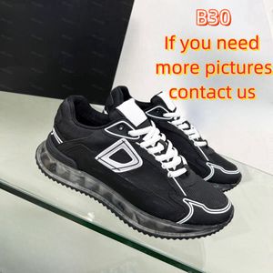 2024 Nouveaux hommes Chaussures décontractées B30 Chaussures de créateurs en cuir authentique