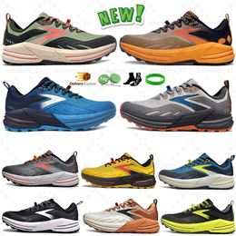 Brooks Mens Cascadia 16 Trail Running Shoes Collection Femmes et hommes toile Run Sneaker Chaussure de tennis Nouveaux produits de sport de marche de Global sneakers_11