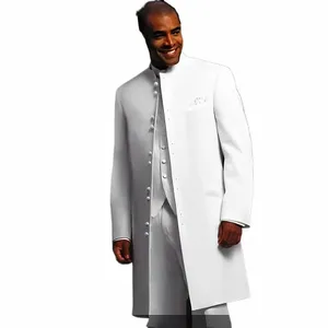2024 Traje de los nuevos hombres LG chaqueta pantalones chaleco conjunto de tres piezas boda novio esmoquin estilo indio solo pecho blazer traje personalizado m6nL #