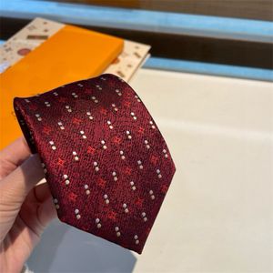 2024 New Men Ties Fashion Silk Tie 100% Designer Coldie Jacquard Classic Woven Coldmated For Handmade For Men Widdin Casual and Business Neckties avec boîte d'origine VS1