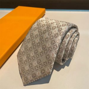 2024 New Men Ties Fashion Silk Tie 100% Designer Coldie Jacquard Classic Woven Coldmate For Handmade For Men Widdin Casual and Business Neckties avec boîte d'origine VS2