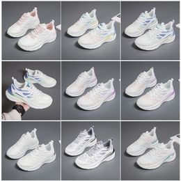 2024 NIEUWE MANNEN VROUWEN SCHOENEN WACHTEN Running Running Flat Shoes Soft Sole Fashion White Black Pink Bule Comfortabele sport Z54 GAI