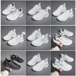 2024 NIEUWE MANNEN VROUWEN SCHOENEN WACHTEN Running Running Flat Shoes Soft Sole Fashion White Black Pink Bule Comfortabele sport Z422 GAI