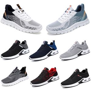 2024 NIEUWE MANNEN VROUWEN SCHOENEN WACHTEN Running Running Flat Shoes Soft Sole Geschikte Black Wit Red Bule Comfortabele mode Antiskid Big Size 39-45