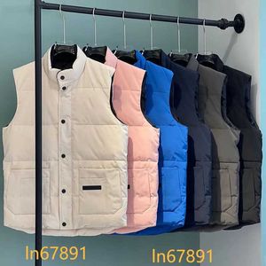 Chaleco de plumas reales de estilo libre para hombre, chaleco de moda de invierno, calentador corporal, tela impermeable avanzada, chalecos, chaqueta, novedad de 2024