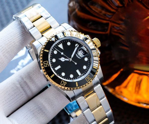 2024 New Mens Luxury Automatic Watch Mécanical Watch 40mm 904L En acier inoxydable Designer Watch Classic Sapphire importé 8215 Mouvement automatique