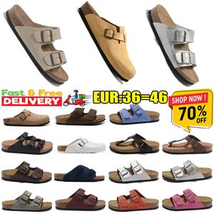 2024 Nouvelles pantoufles pour hommes sandales sandales sandales pour hommes diapositives noires blanc rose suède en cuir boucle plate-forme de boucle de boucle de falt