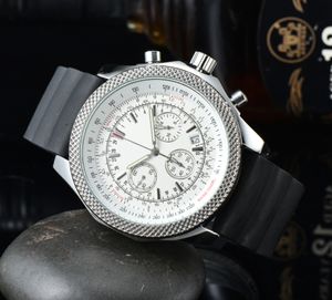 2024 Nouvelle montre pour hommes Trois yeux 6 aiguilles Montre à quartz de haute qualité Top marque de luxe Chronographe Horloge montre en caoutchouc bracelet de montre Hommes Montres de mode BEN-04