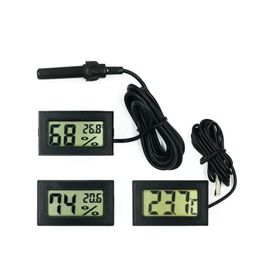 2024 new Mini Digital LCD Indoor Convenient Temperature Sensor Humidity Meter Thermometer Hygrometer Gaugefor Digital Indoor Thermometer