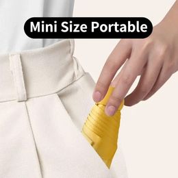 2024 Nouveau mini parapluie avec boîte 6-ribs mini parapluies à capsule pour hommes femme Sunshade Anti-UV Pocket Umbrella Paraguas pour Travelfor Mini pour
