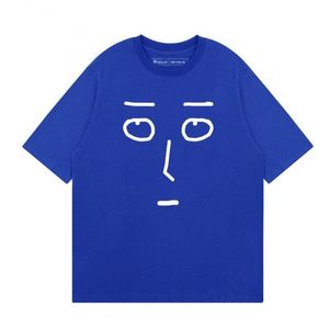 2024 Nouveau T-shirt à manches courtes dessiné à la main de créateur minimaliste et original pour femmes, étudiante ample, base créative à col rond à manches mi-longues