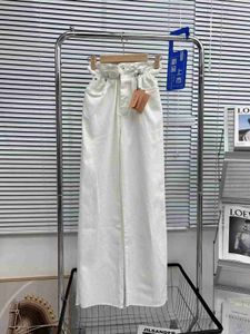 2024 nieuwe miui top luxe Dameskleding Dames Jeans jeans vrouwelijke damesbroek rechte broek denim broek taille mode Blauwe broek broek witte joggingbroek