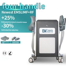 2024 Nouveau modèle HI-EMT Body Shaping Stimulation musculaire Fesses soulevant EMSzero RF Curve Training 4 poignées Appareil de fitness à usage domestique