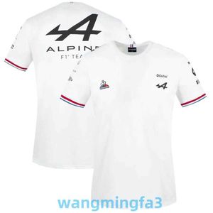 2024 Nouveau modèle T-shirts pour hommes Designer Formula One Racing Suit Alonso T-shirt à manches courtes Alpine F1 Team